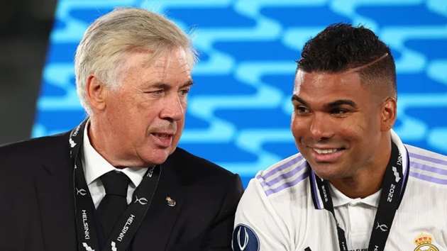 Casemiro lộ rõ thái độ về việc Ancelotti dẫn dắt Brazil