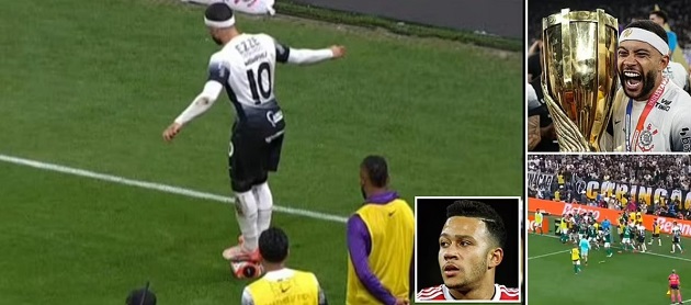 Depay khoe kỹ thuật phút chót, châm ngòi hỗn chiến ở trận chung kết