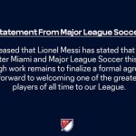 Giải MLS gửi thông điệp chào đón Messi