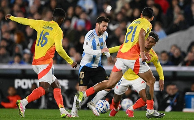 Thống kê ấn tượng của Messi trong trận hòa với Colombia