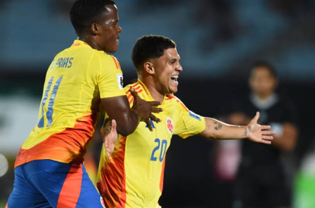Ugarte lập công phút 90+11, Uruguay thắng nghẹt thở 3-2 trước Colombia