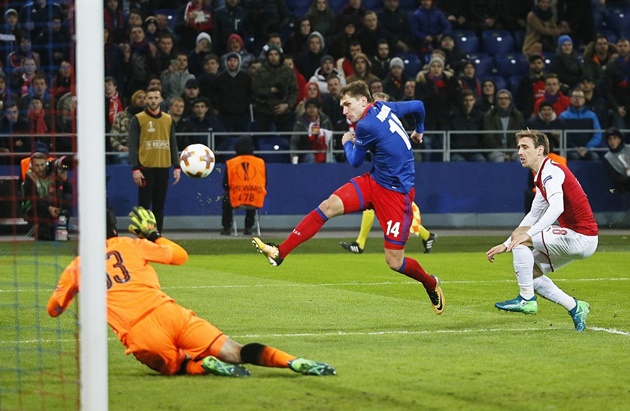 5 điểm nhấn CSKA Moscow 2-2 Arsenal: Chủ nhà quật khởi, Cứu tinh Welbeck