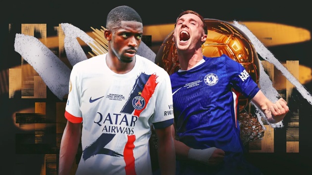 5 ứng cử viên cho Quả bóng Vàng 2025: Palmer có vượt Dembele và Salah?