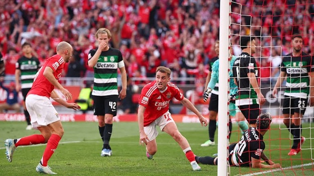 Benfica chia điểm với Sporting CP trong trận cầu phân định ngôi vương Bồ Đào Nha