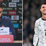 Bruno và Martinez cùng bảo vệ Ronaldo sau chiếc thẻ đỏ gây tranh cãi