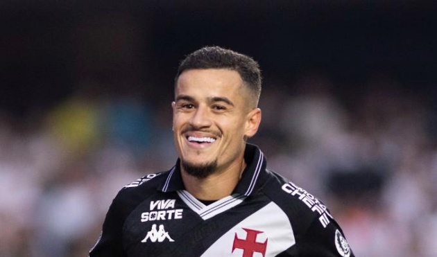 Coutinho ghi bàn giúp Vasco da Gama thoát khỏi nhóm đèn đỏ