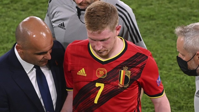 De Bruyne hối hận vì tiêm thuốc giảm đau tại EURO 2020