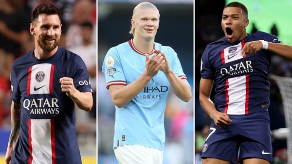 Đội hình hay nhất top 5 giải châu Âu: Messi số 1, Haaland mất hút
