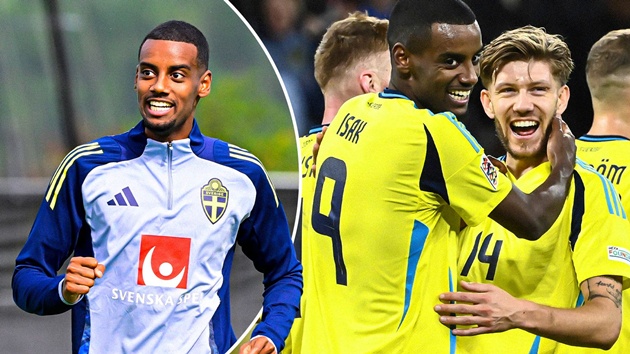 Isak trở lại hạnh phúc, sẵn sàng thi đấu cho Thụy Điển