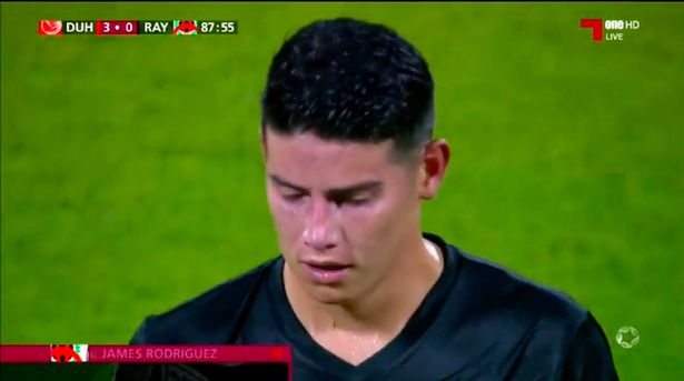 James Rodriguez có màn ra mắt đội bóng mới thảm họa