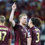 Kevin De Bruyne rực sáng, Bỉ nhấn chìm Kazakhstan trong cơn mưa bàn thắng