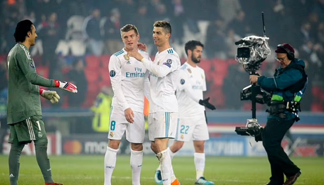 Kroos loại Ronaldo khỏi đội hình vĩ đại nhất Real Madrid
