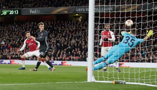 Lacazette trở lại mạnh mẽ, Arsenal dễ dàng hủy diệt CSKA Moscow