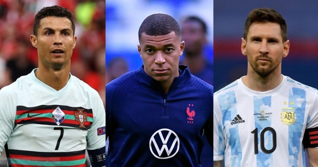 Mbappe được đặt ngang hàng Messi và Ronaldo