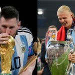Messi lập kỷ lục độc nhất nếu thắng Haaland giành Quả bóng vàng
