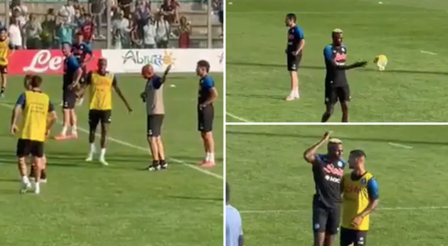 Mục tiêu của M.U, Arsenal bị đuổi khỏi sân tập