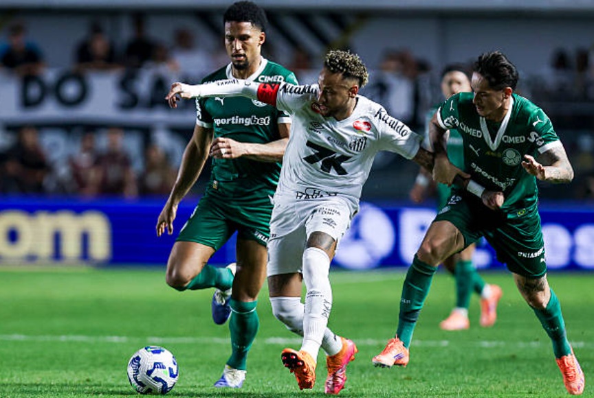 Neymar khuấy đảo, Santos hạ Palmeiras bằng bàn thắng phút 90+1