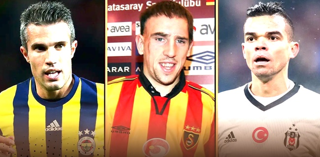 Những hảo thủ từng chơi bóng tại Thổ Nhĩ Kỳ: Van Persie, Ribery và ai nữa?