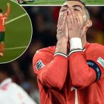 Ronaldo khiến Fernandes bẽ mặt với cú đá rất… đời thường