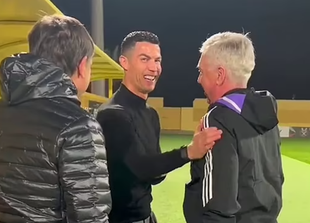Ronaldo tái ngộ Ancelotti trên đất Ả Rập Xê Út