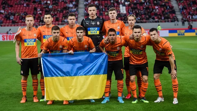 Shakhtar Donetsk lần đầu ra sân kể từ khi Ukraine bị Nga xâm lược