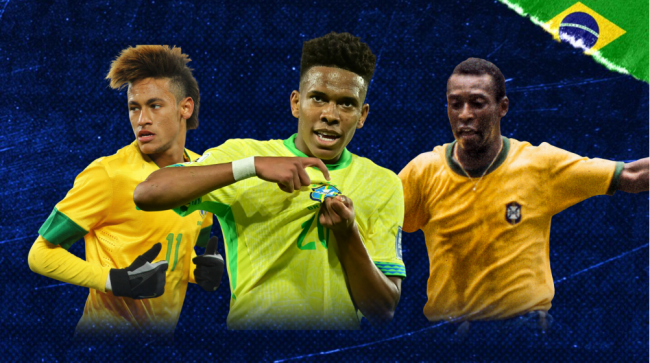 Top 10 cầu thủ trẻ nhất ghi bàn cho Brazil: Estevao góp mặt