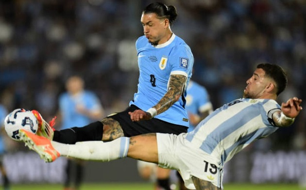 Truyền thông Uruguay thất vọng, chấm Darwin Nunez điểm 4