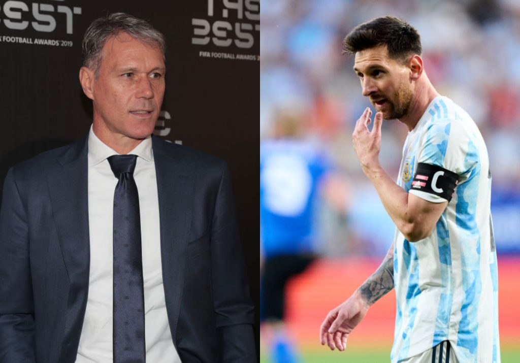 Van Basten gạch tên Messi khỏi top 3 cầu thủ vĩ đại nhất