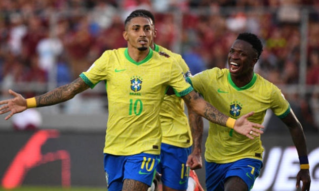 Venezuela 1-1 Brazil: Hai bộ mặt của Vinicius; Raphinha lập siêu phẩm với số 10