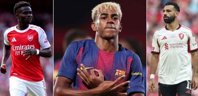 Yamal, Saka, Salah: Vì sao tiền đạo cánh thuận chân trái được săn đón?